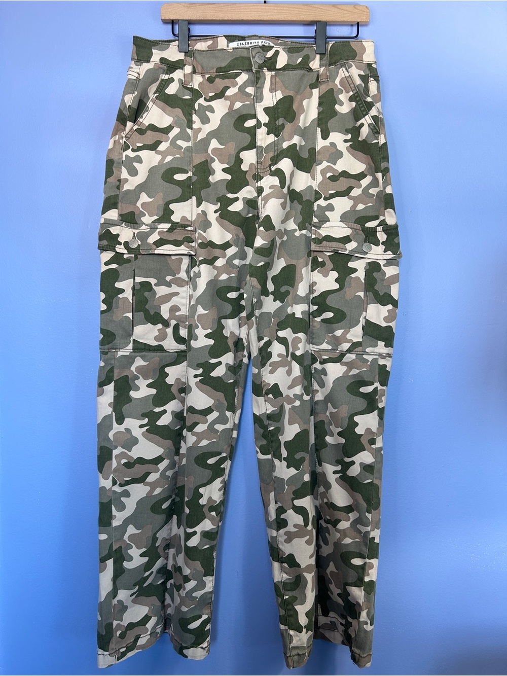 Camo Cargo Pants - Green & Khaki